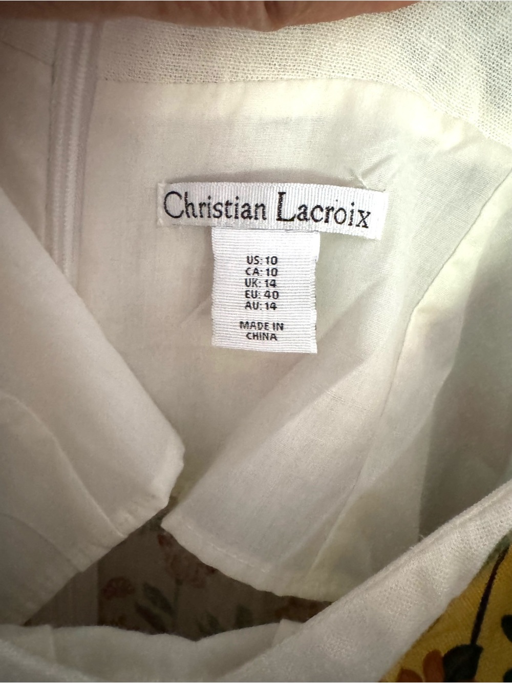 Christian Lacroix Floral Panel Summer Dress - Multicolor. NWOT - Picture 7 of 8